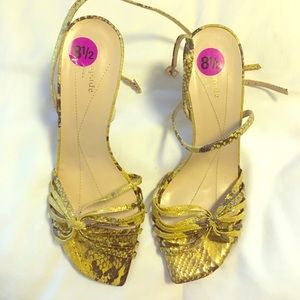 Kate spade strappy heels
